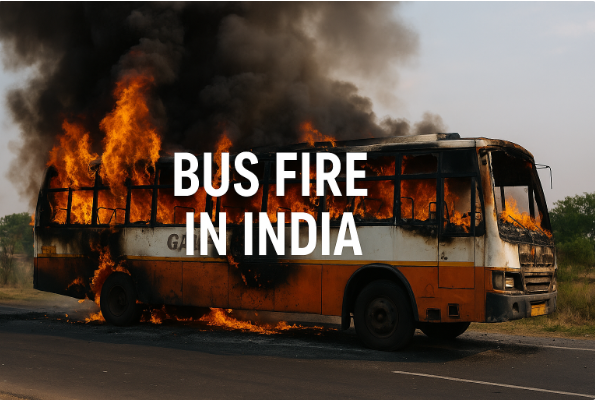 Bus Fire in India Kills At Least 20 People — A Day of Grief, Questions, and Accountability